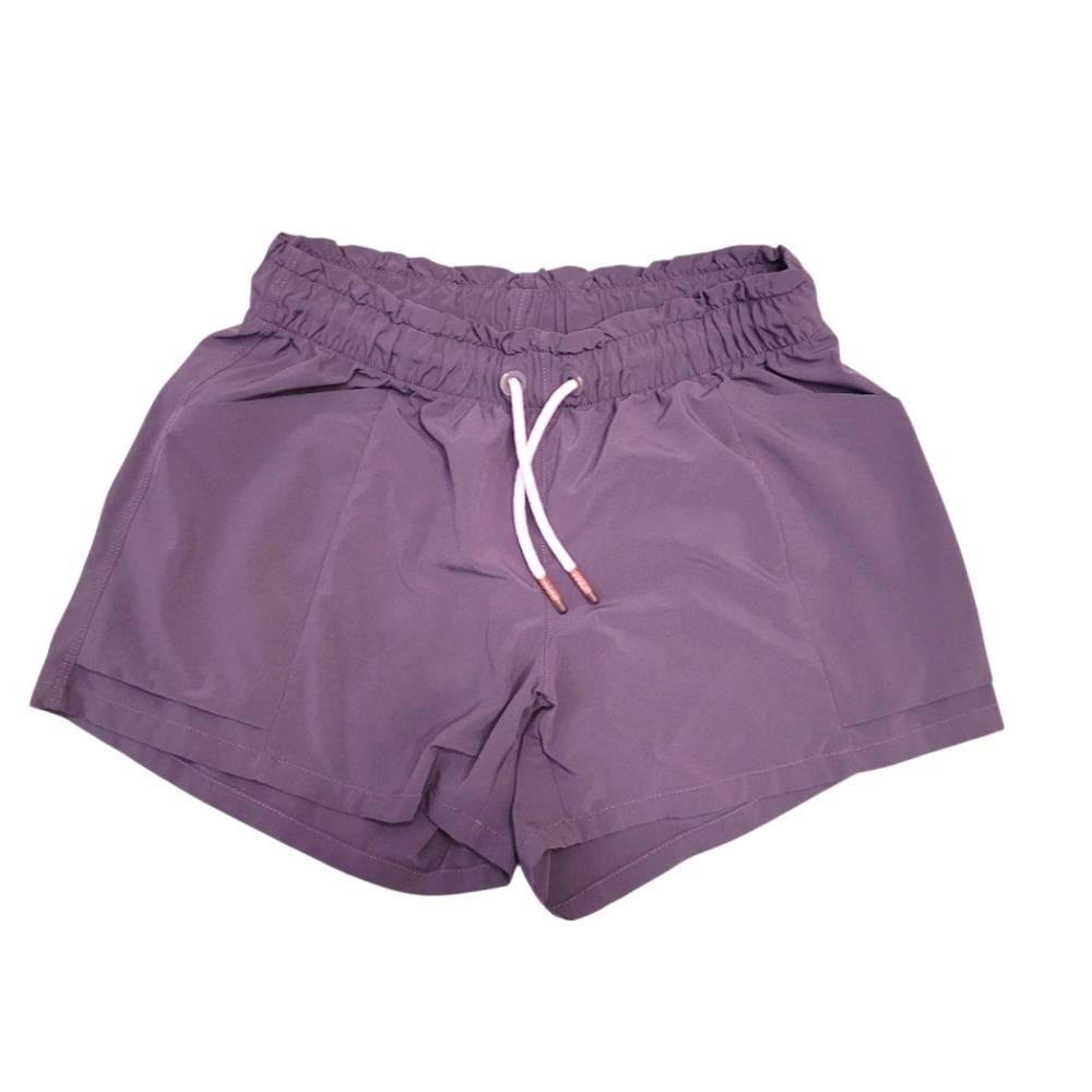 Girls Athleta Purple Drawstring Casual Lightweight Shorts Sizs XL